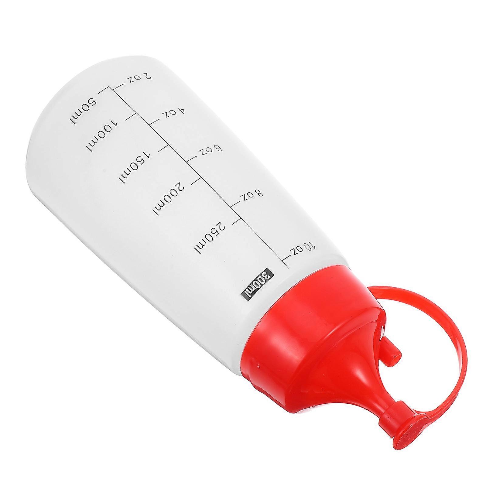 Chef Squeeze Bottle Plastic Ketchup Dispenser For Dining Table 16.30X6.90X6.90CM Convenient Squeeze 1Pcs