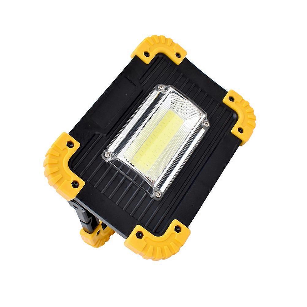 Outdoor Camping Tent Lights Rechargeable 20W Usb Powered Cob Led Floodlight For Waterproof Outdoor Use 1Set Square Shape