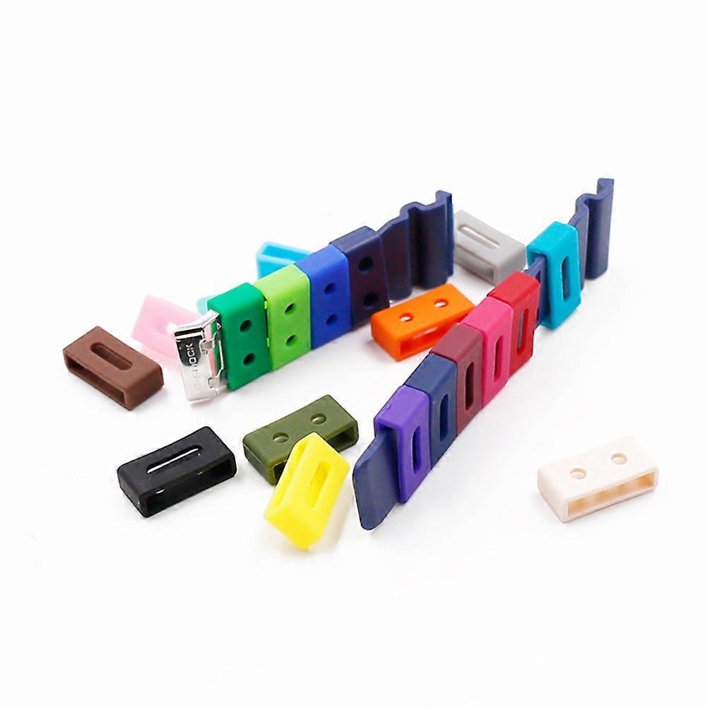 4pcs Durable Silicone Watch Band Loops Secure Fasteners for Wristwatch Straps Replacement Accessories for Smartwatches Easy Install Holders
