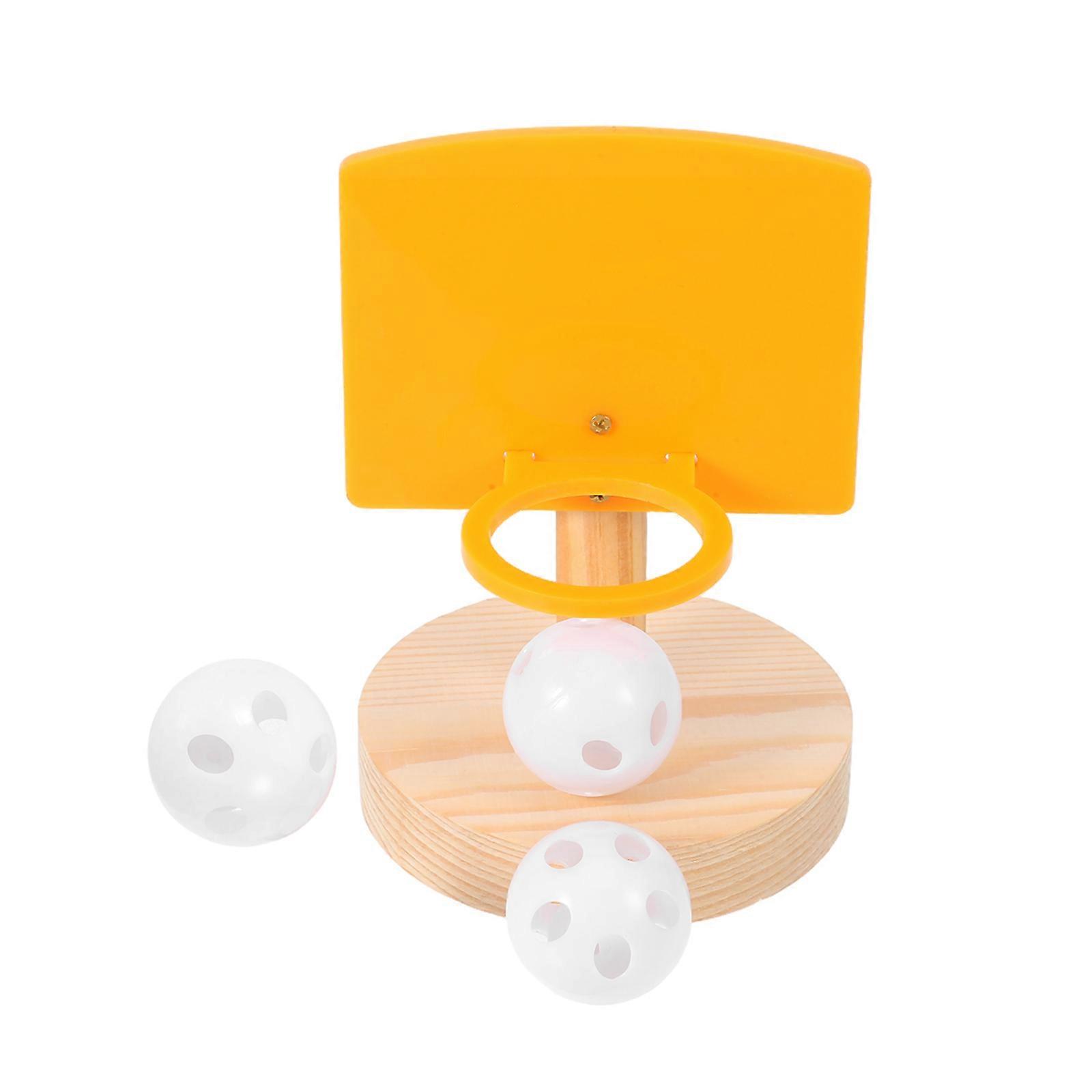 Parakeet Shredding Toys Parrot Training Basketball Prop Pet Birds Acrylic Material Exercise 1Pack