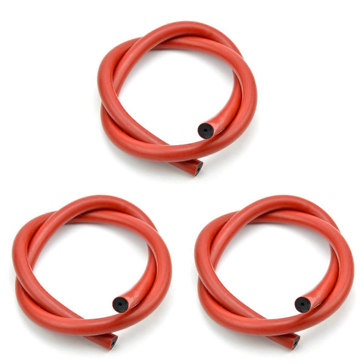16X3MM Diving Speargun with Lotion Tube Latex 50cm Red