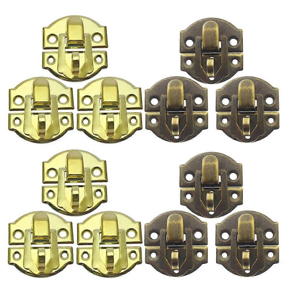 20Pcs Assorted Color Metal Box Buckle for Gift Box Use Iron Material Small Lock