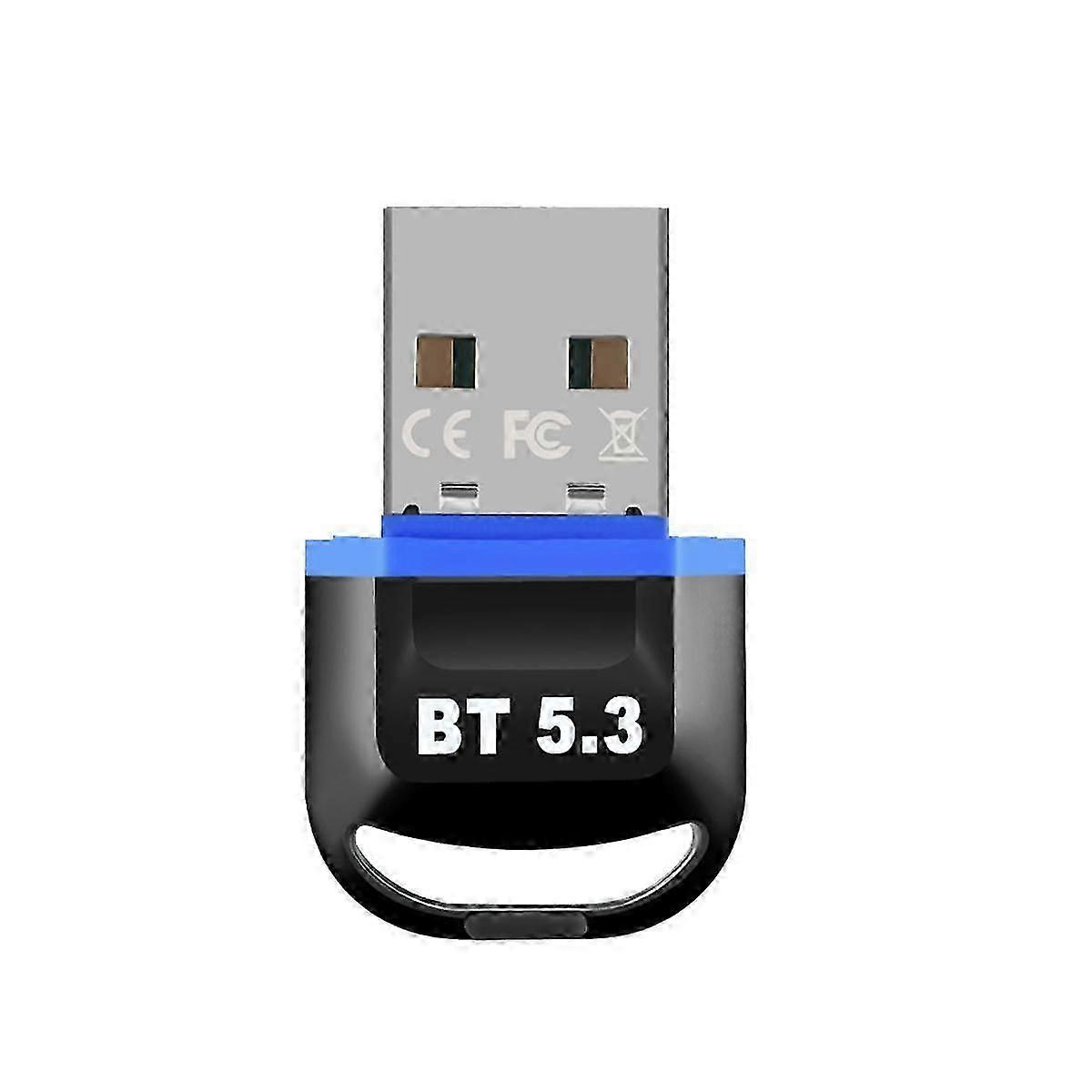 محول بلوتوث USB للكمبيوتر الشخصي USB بلوتوث دونجل 5.3 موصل بلوتوث لاسلكي مستقبل مفتاح USB