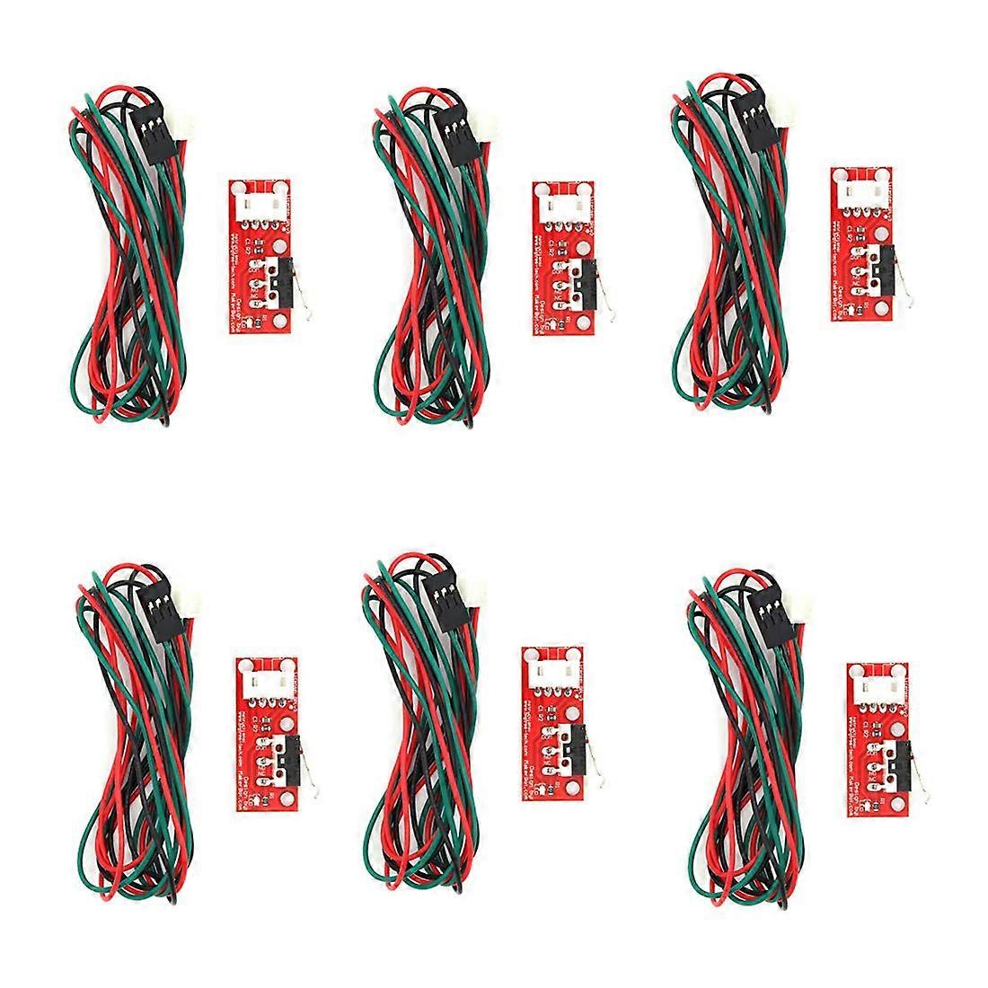 6pcs RAMPS 1.4 Endstop Mechanical Limit Switches for RepRap 3D Printer and Prusa CNC Machines, Durable and Reliable
