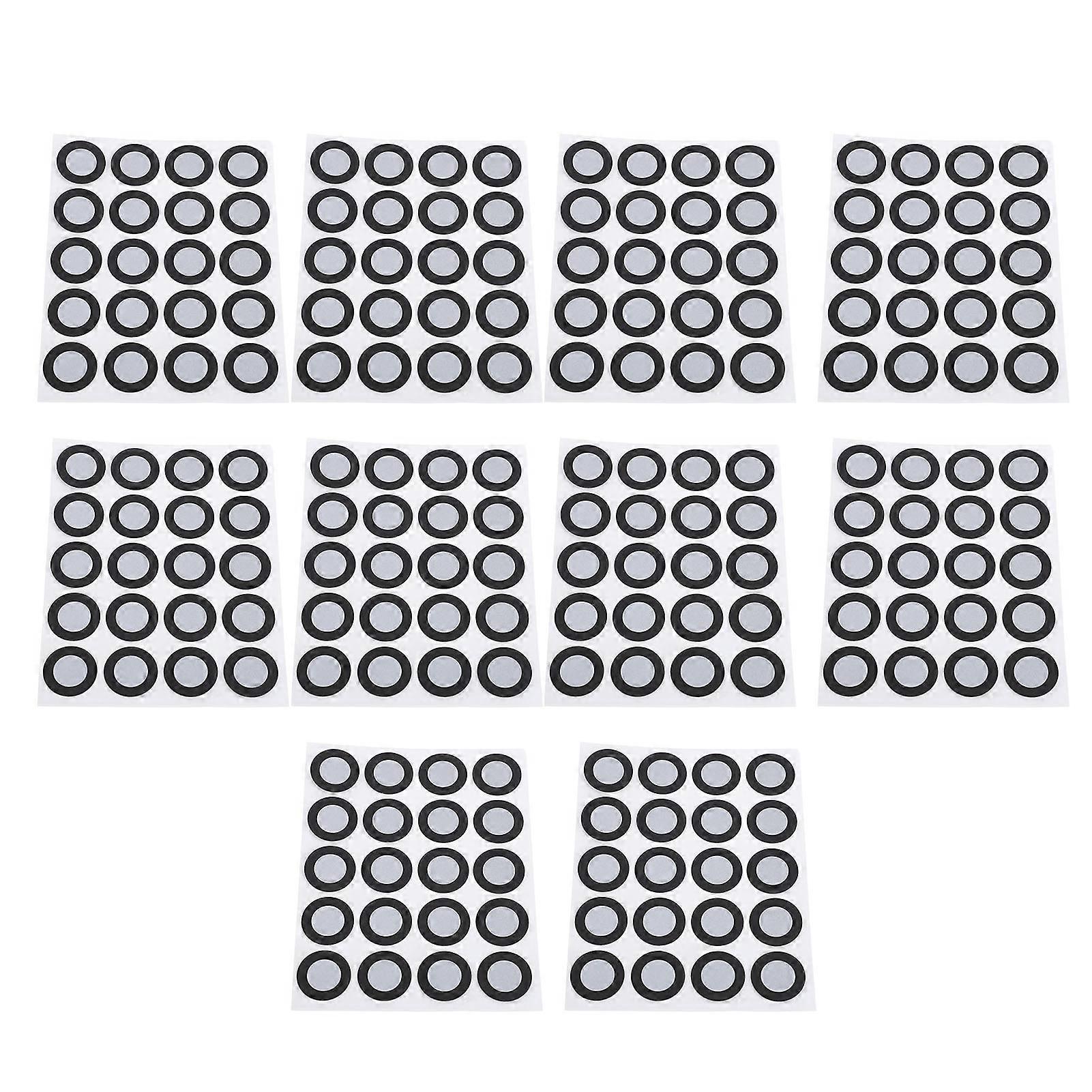 200 Pcs 3D Scanning Marker 12mm ID 19mm OD Precise Tracking Reference Point and Diffuse Reflection Marking Dot