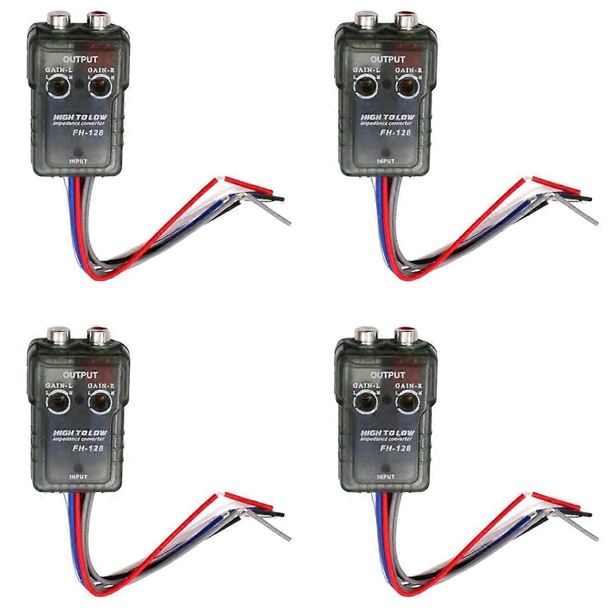 High Level Speaker Car Audio High to Low Subwoofer Audio Converter