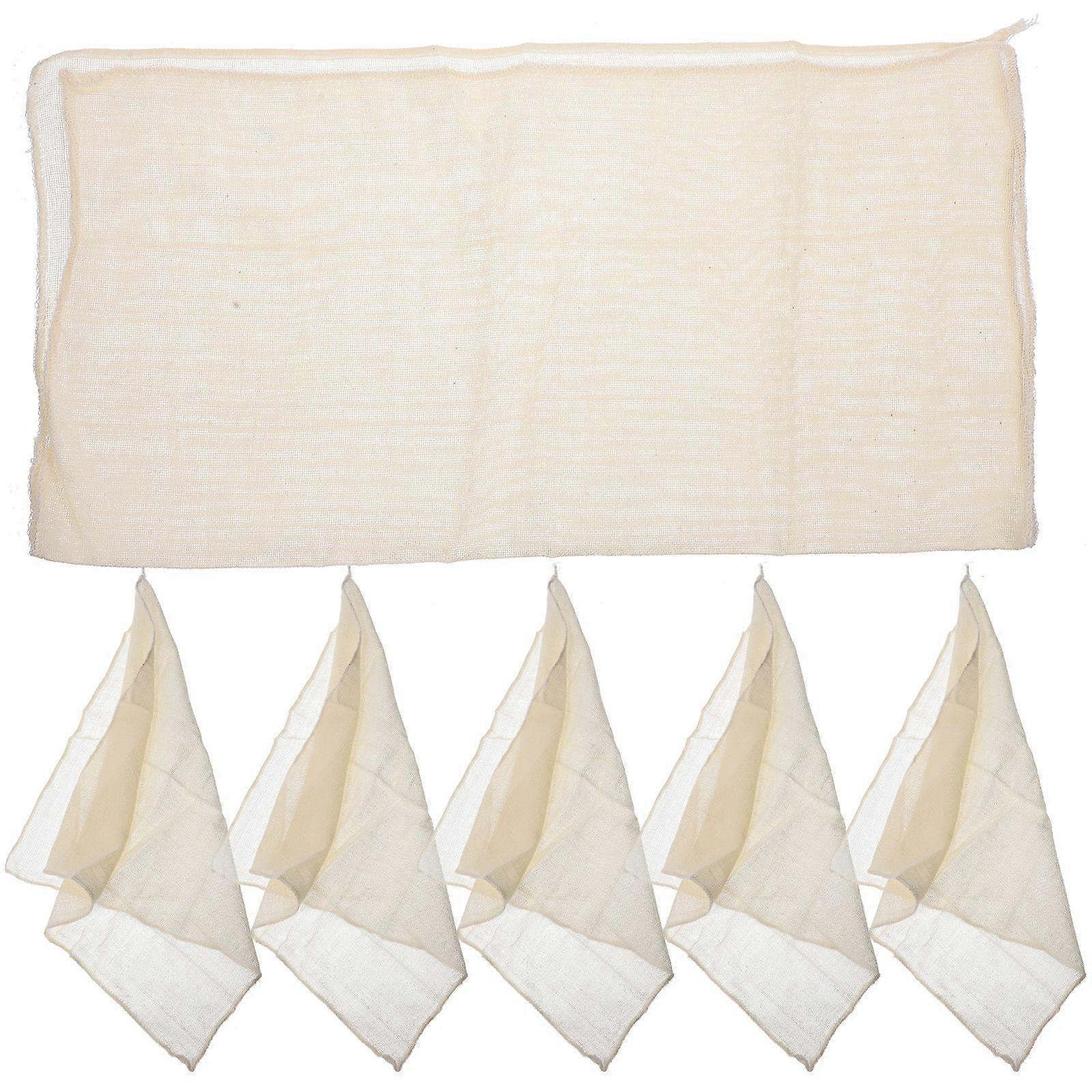 6Pcs Tofu Straining Cloth Filter Cloth Tofu Straining Cloth for Kitchen Reusable Cheesecloth