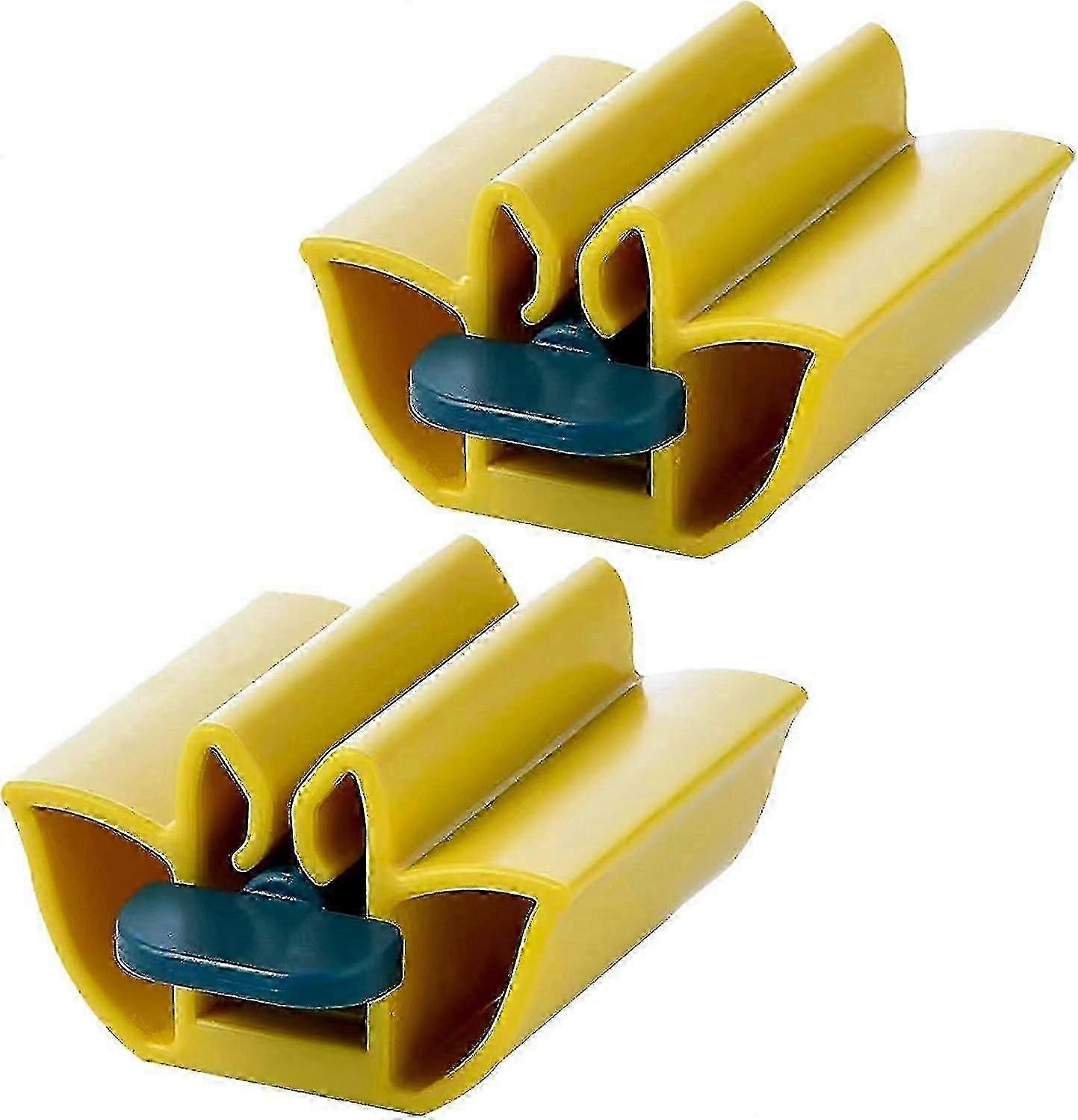 2 Pack Plastic Toothpaste Squeezer, Square Toothpaste Tube Roller, Suitable for Toothpaste Tubes