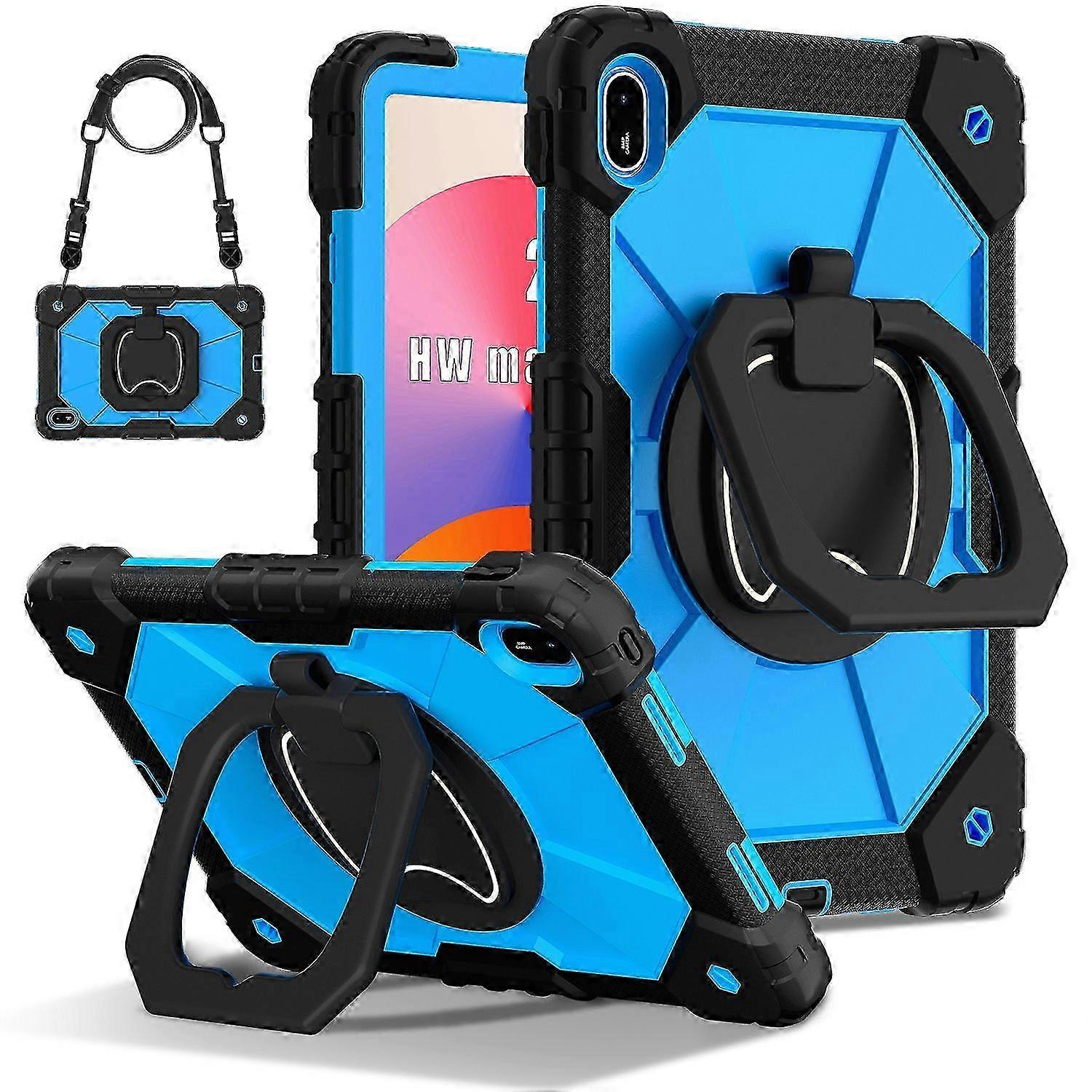 Kickstand Case for Compatible Brand Tablet - Silicone and PC Cover