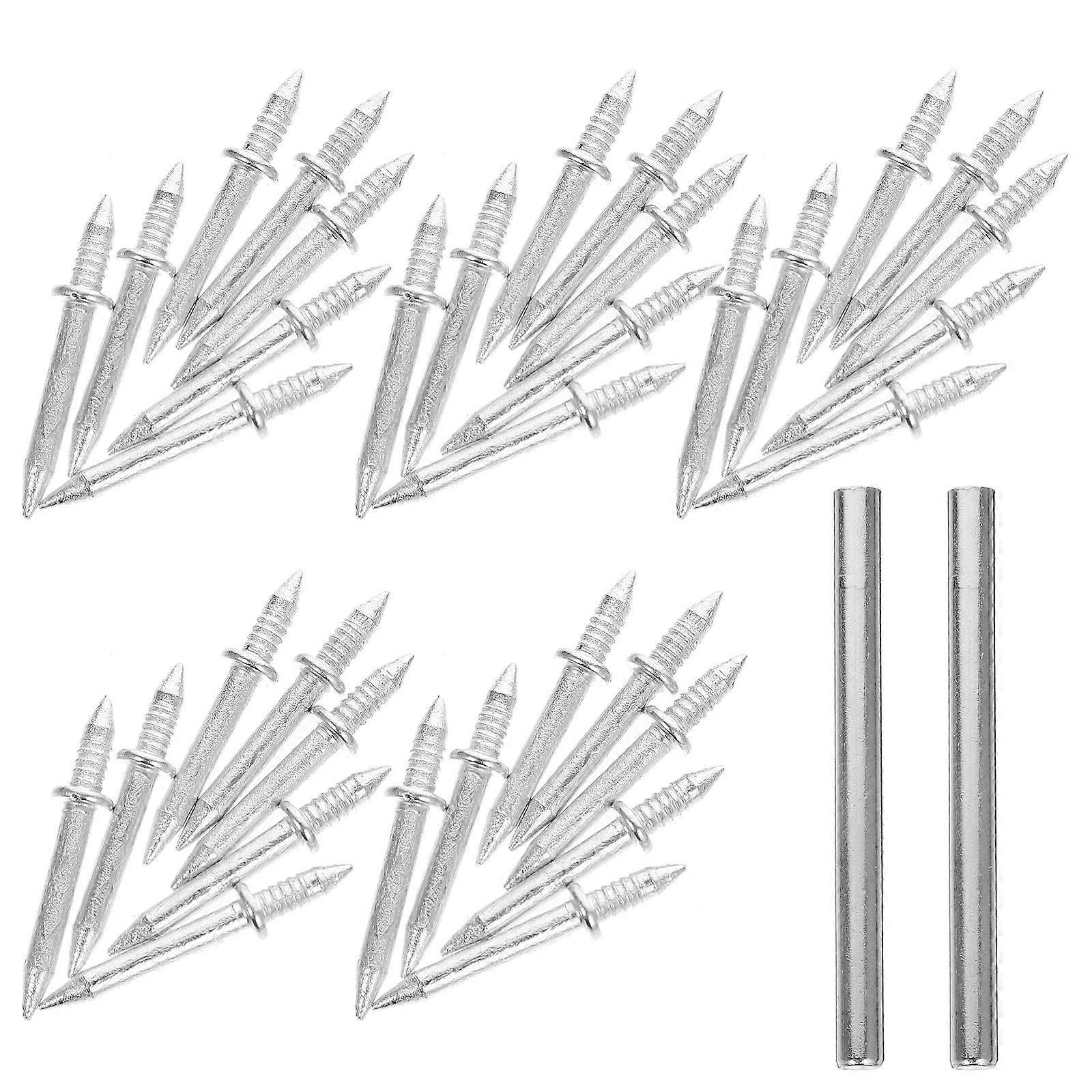 Small Nails Hanging Double Headed Trim Nails General Maintenance Firm Grip 200Pcs