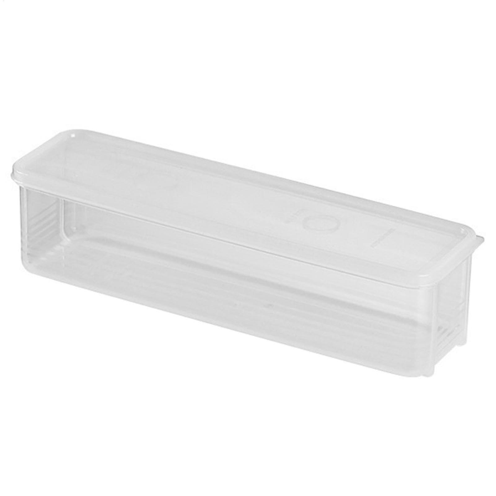 Rectangular Clear Pasta Containers, Stackable Fridge Storage with Sharper Boxes