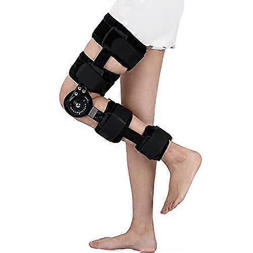 Lojax Knee Brace with Hinge, Adjustable Patella Orthosis, Left Small (50 cm)