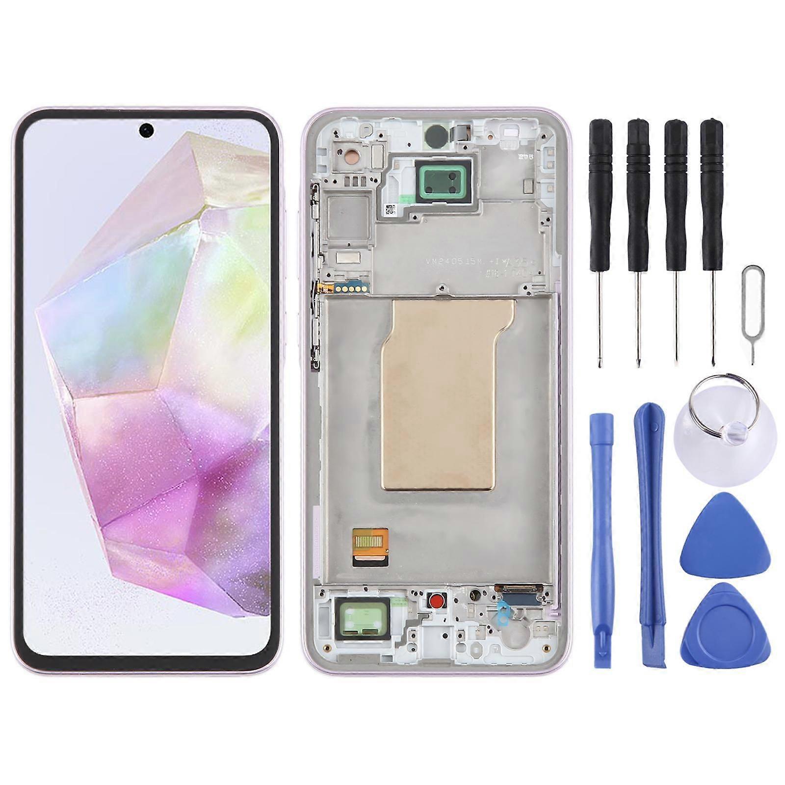 For Samsung Galaxy A35 SM-A356B OLED LCD Screen with Frame
