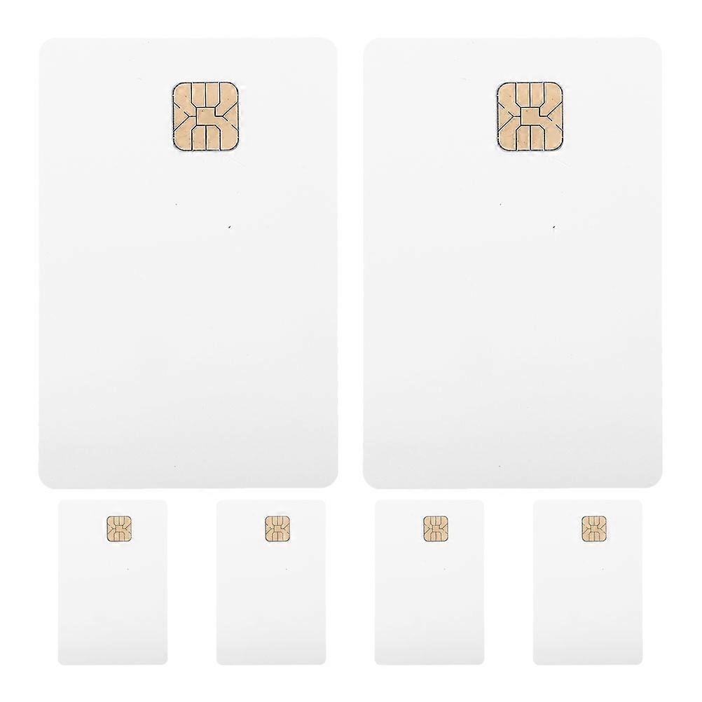 Reusable Name Tags Blank Pvc Cards For Driver Identification Smart Card Access Control Drivers White Business Cards 6Pcs