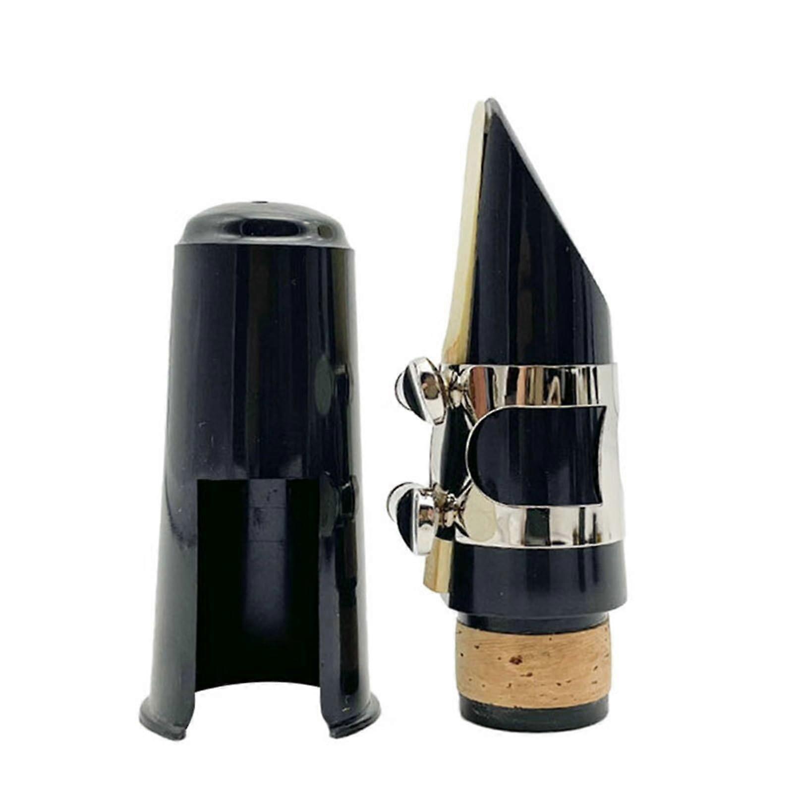 Clarinet Accessory Sets for Bb Clarinet with Mouthpiece Cap, Ligature, Reed (Silver)