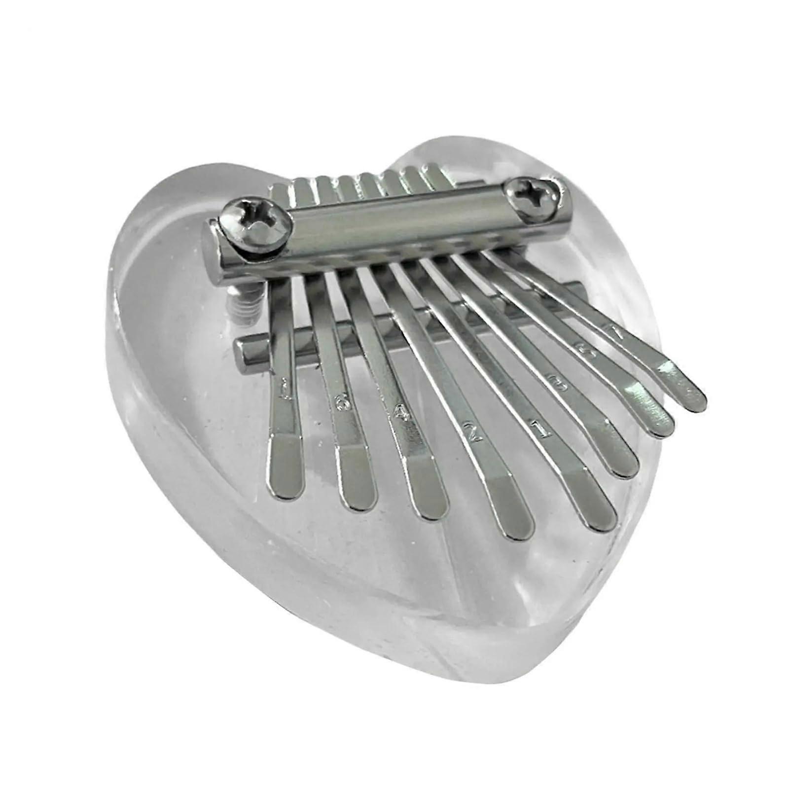 Kalimba 8 Keys Beginner Thumb Piano Wood Instrument with Clear Sound and Portable Design for Easy Play