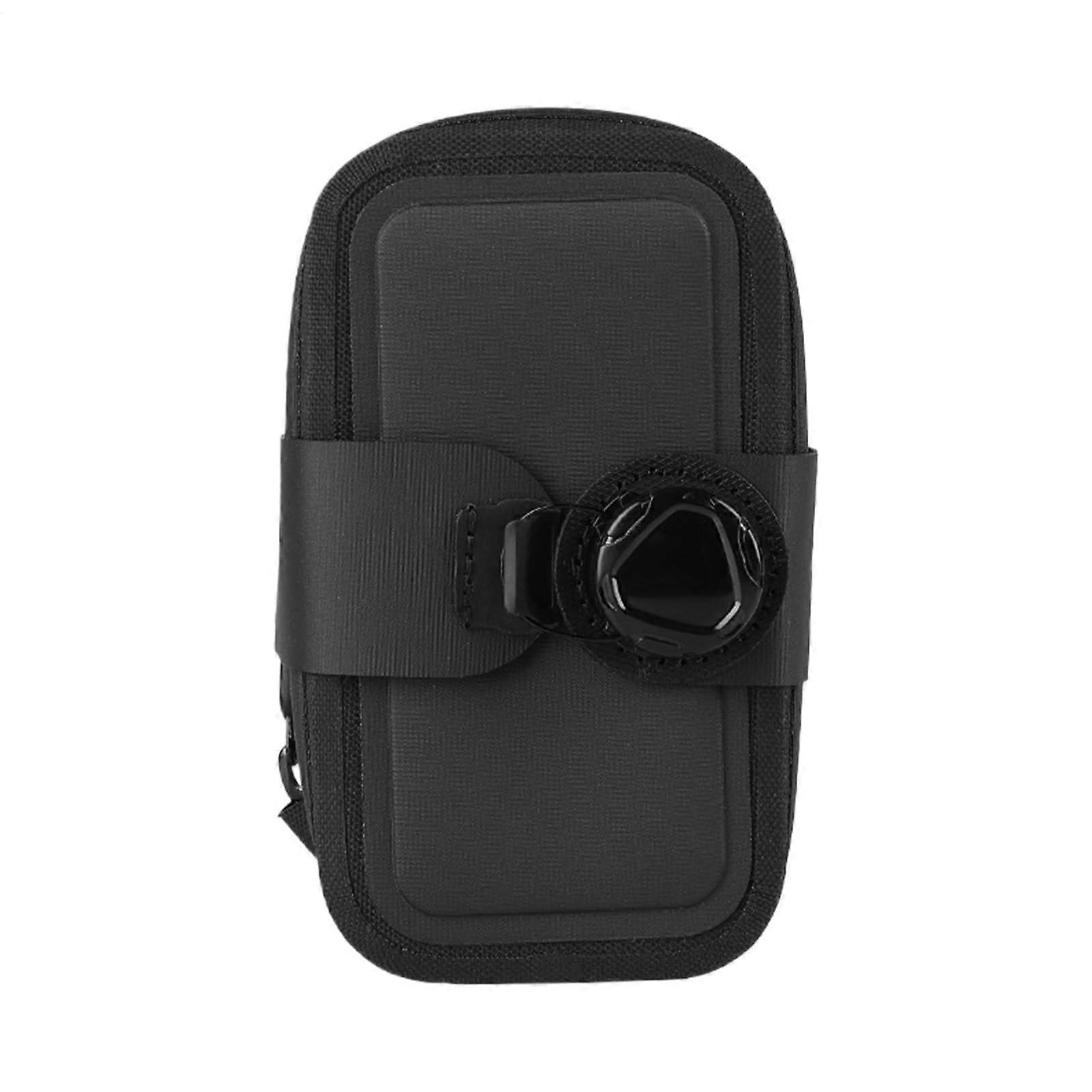 Under Saddle Bicycle Bag - Waterproof Pannier Rack Bag with Side Pockets and Screw Lock for Commuting and Cycling Tours