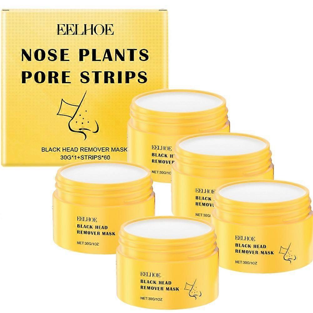White Nasal Mask Paired With 60 Sheets Of Nose Mask Cleaning Nasal Patch 30g