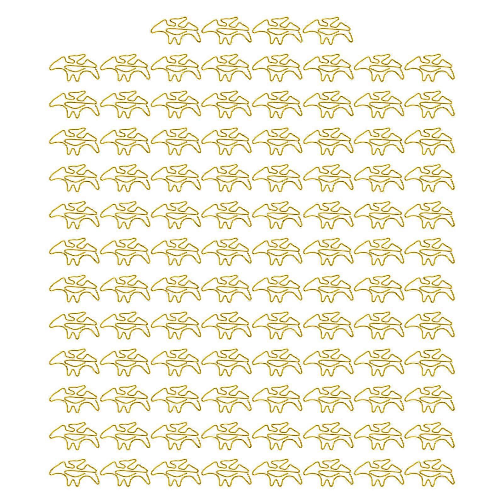 2025 Latest Model  100pcs Shape Paper Clips Prevent Slip Rust Proof Metal