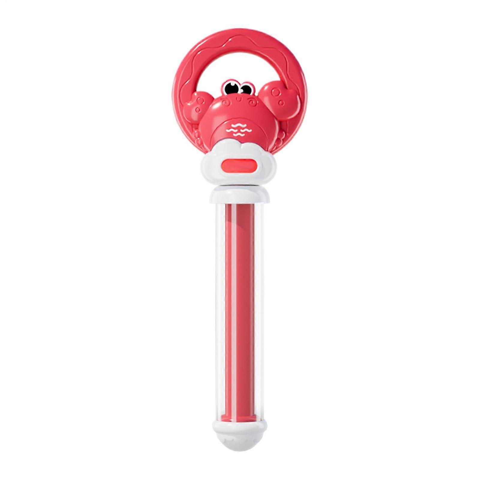Kid Water Soaker Toy, Red Pool Squirter, Lightweight ABS, Easy Grip Handle, 7x5x30cm for Backyard Fun and Family Gatherings