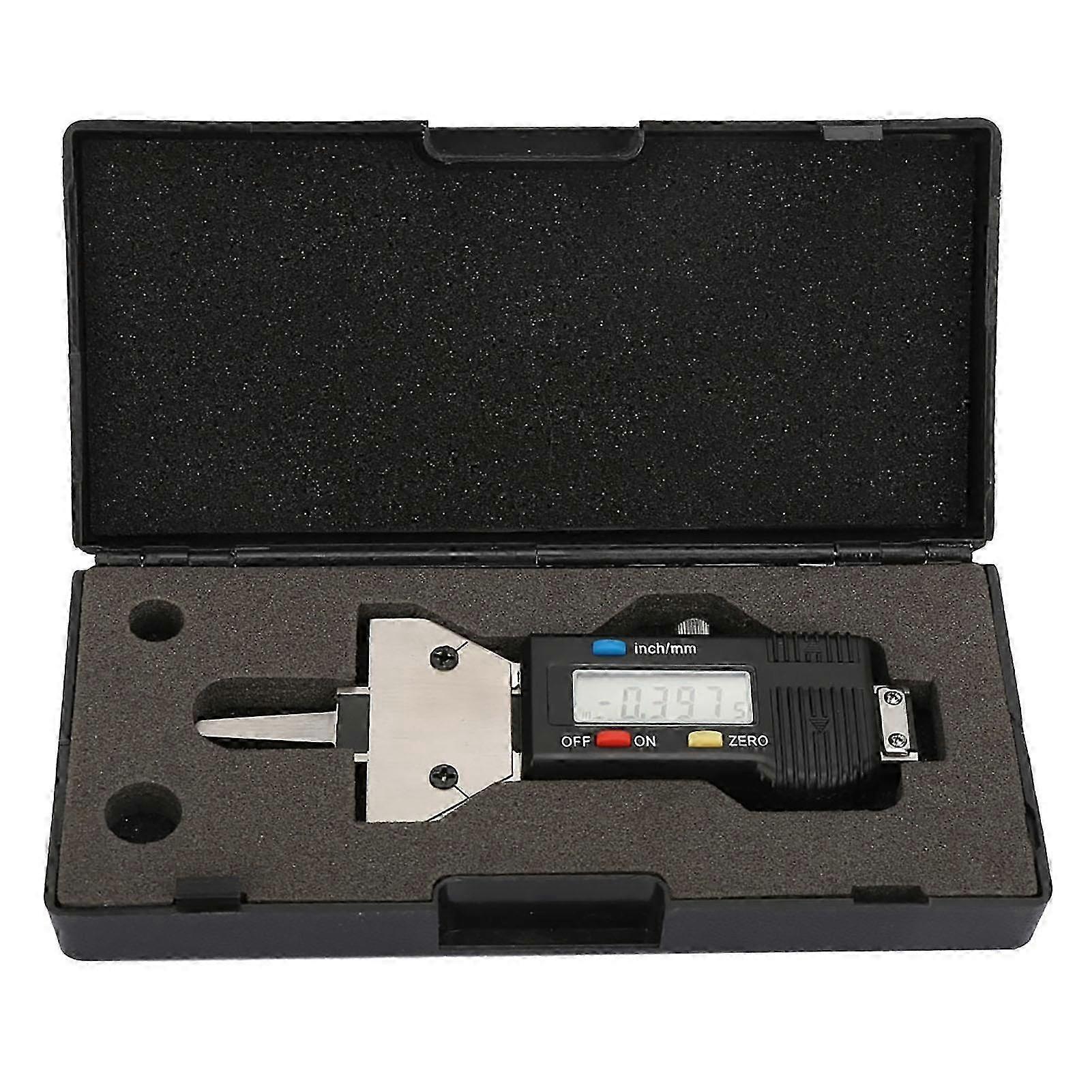 Tire Depth Gauge 0.01mm Digital Measuring Tool for Accurate Tread Check