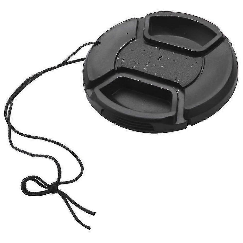 58mm Lens Cap with Leash Hole Bundle for DSLR Cameras - 4 Pack