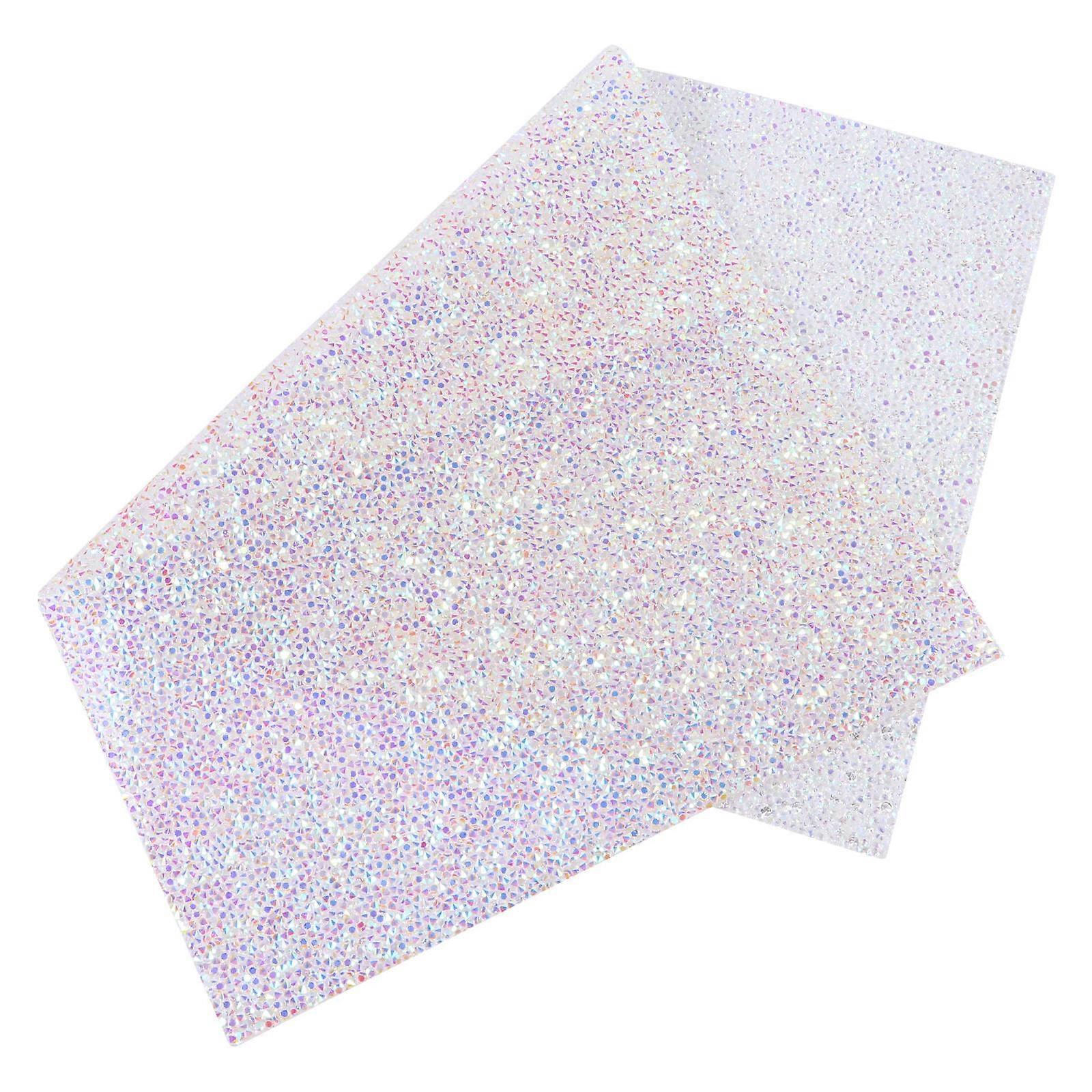 Transparent Ab Diamond Nail Mat – Folding for Manicure & Desk Protection