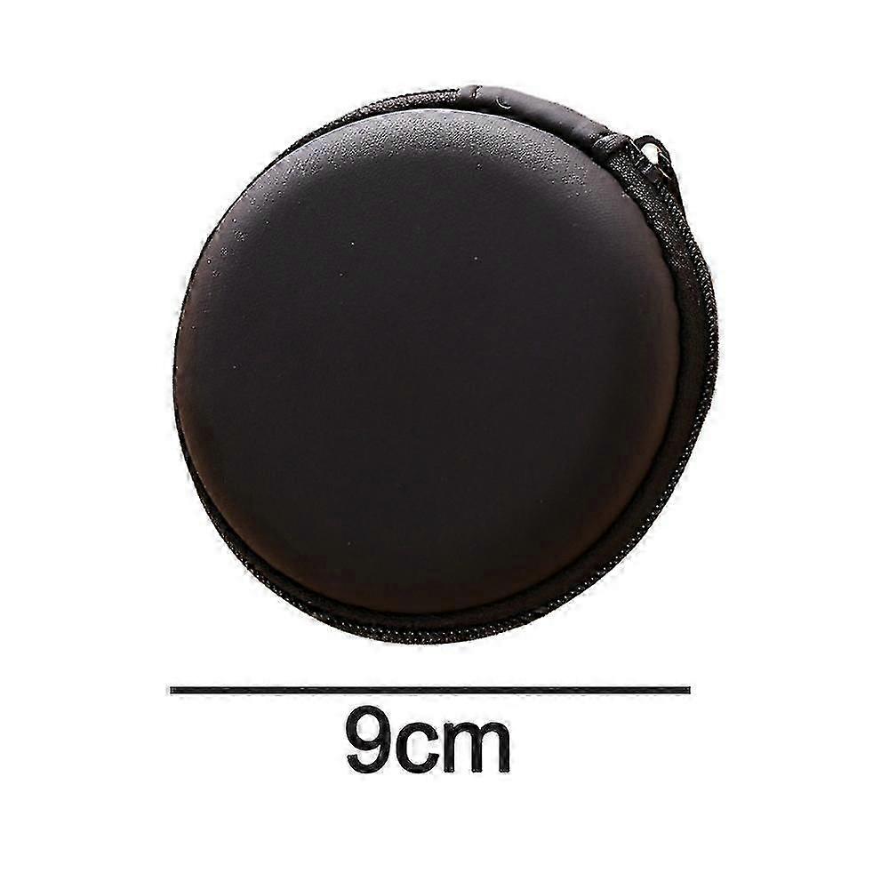Compact Zippered Earphone Carry Case for Travel
