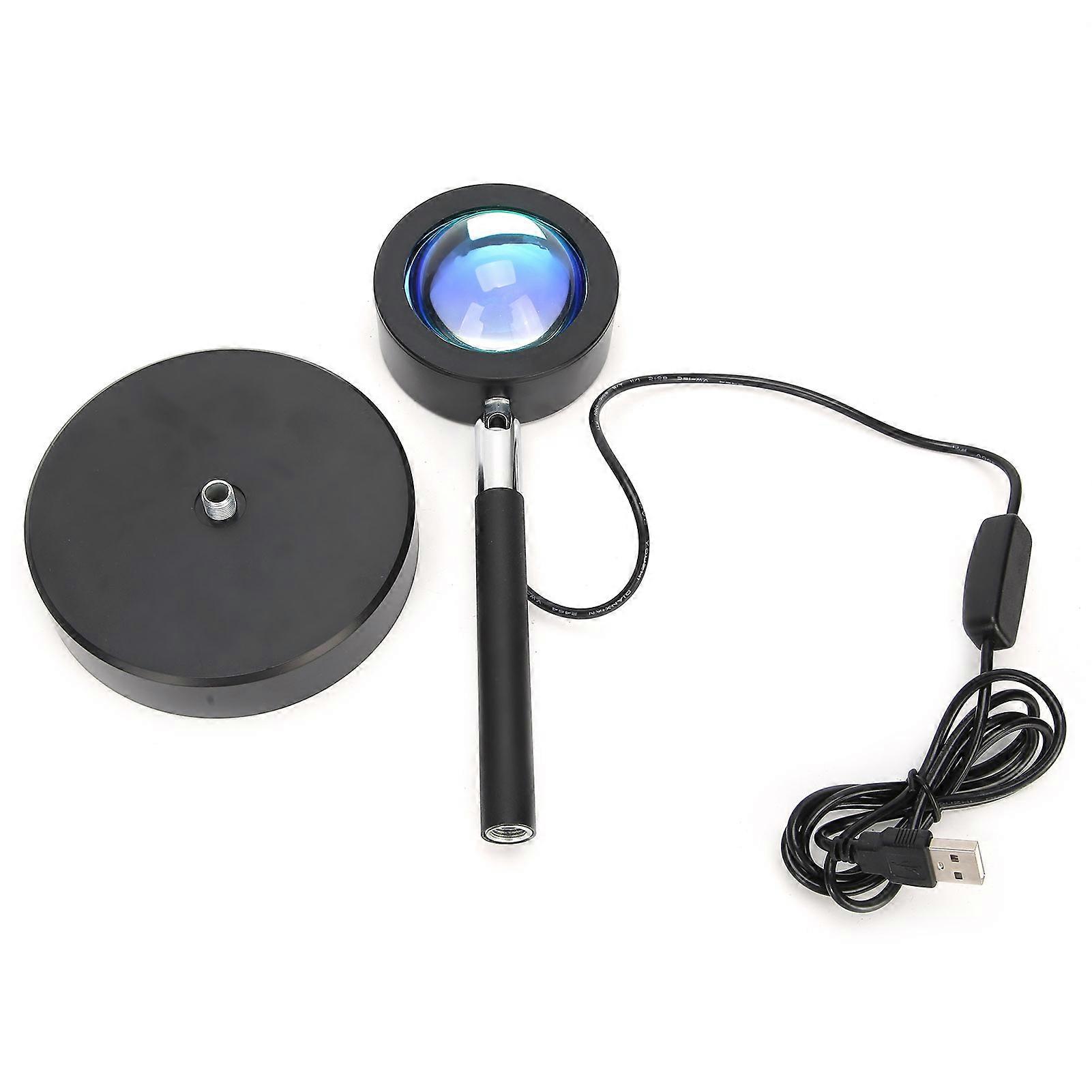 Sunset Projector Lamp USB Bedside Night Light Shooting Fill Lamp for Live Broadcast