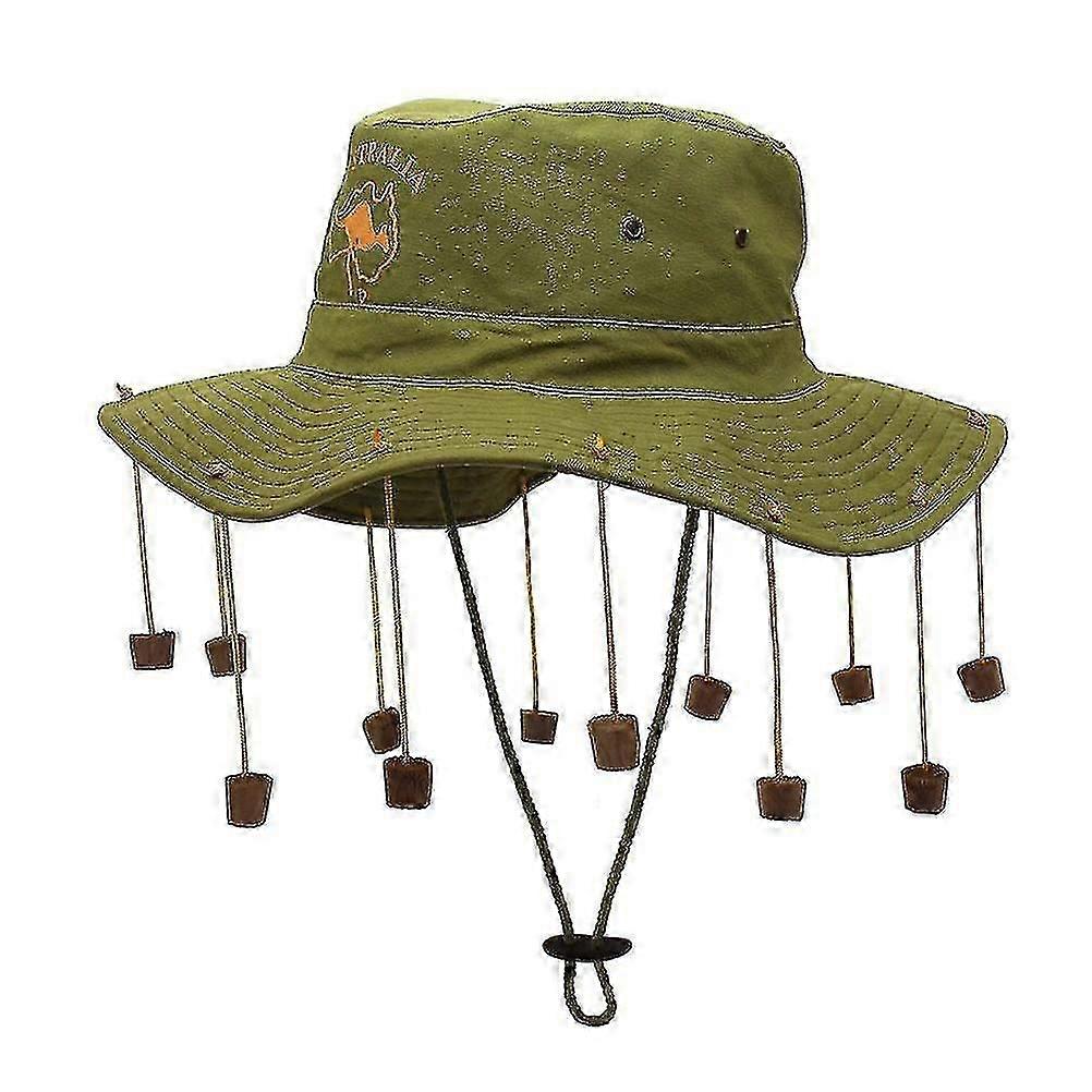 Australian Hat With Cork For Adult Fancy Hat Accessories Kit Australia Day Hat57cm/59cm/61cm