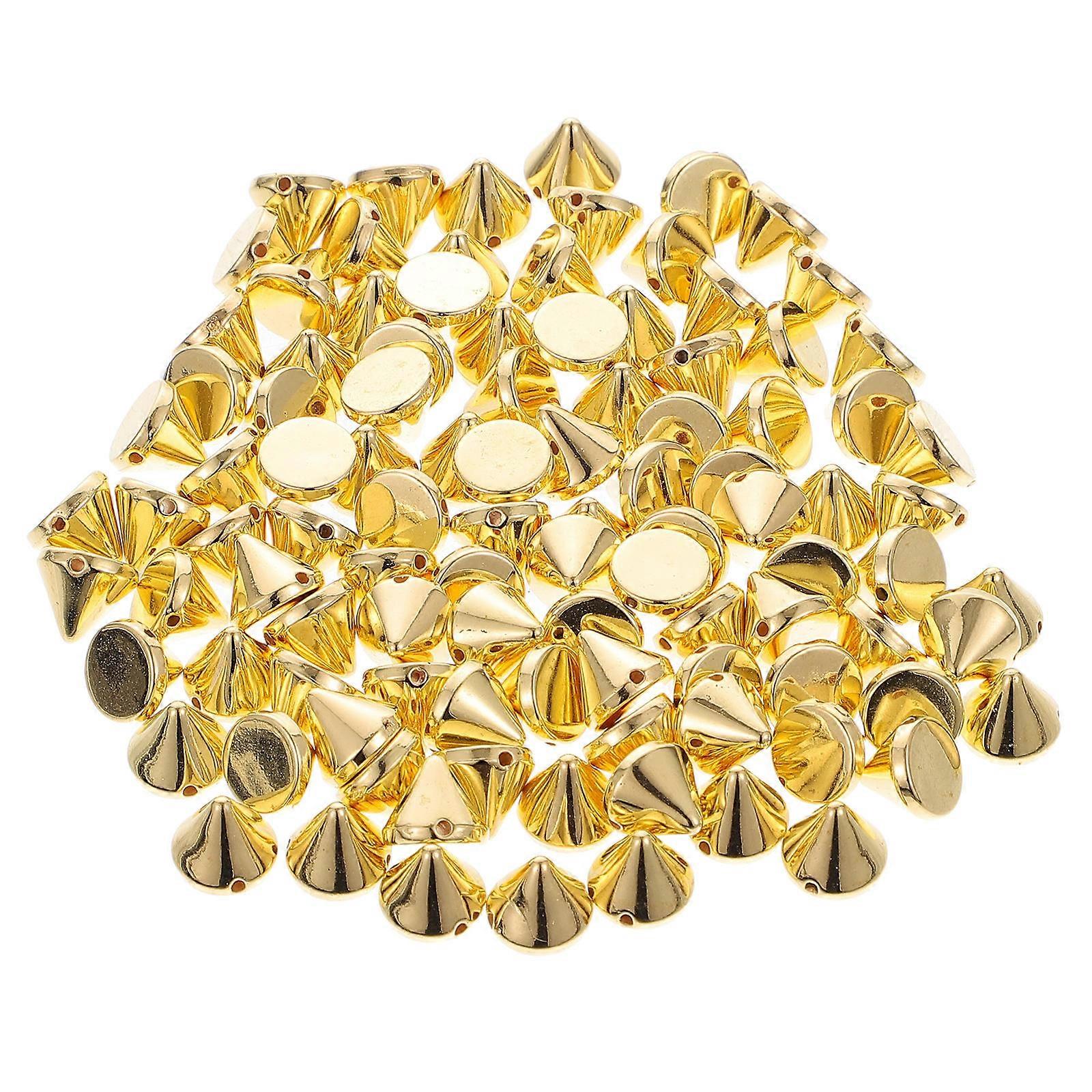 Bullet Rivets Plastic Studs For DIY Enthusiasts 1x1x1cm 200Pcs