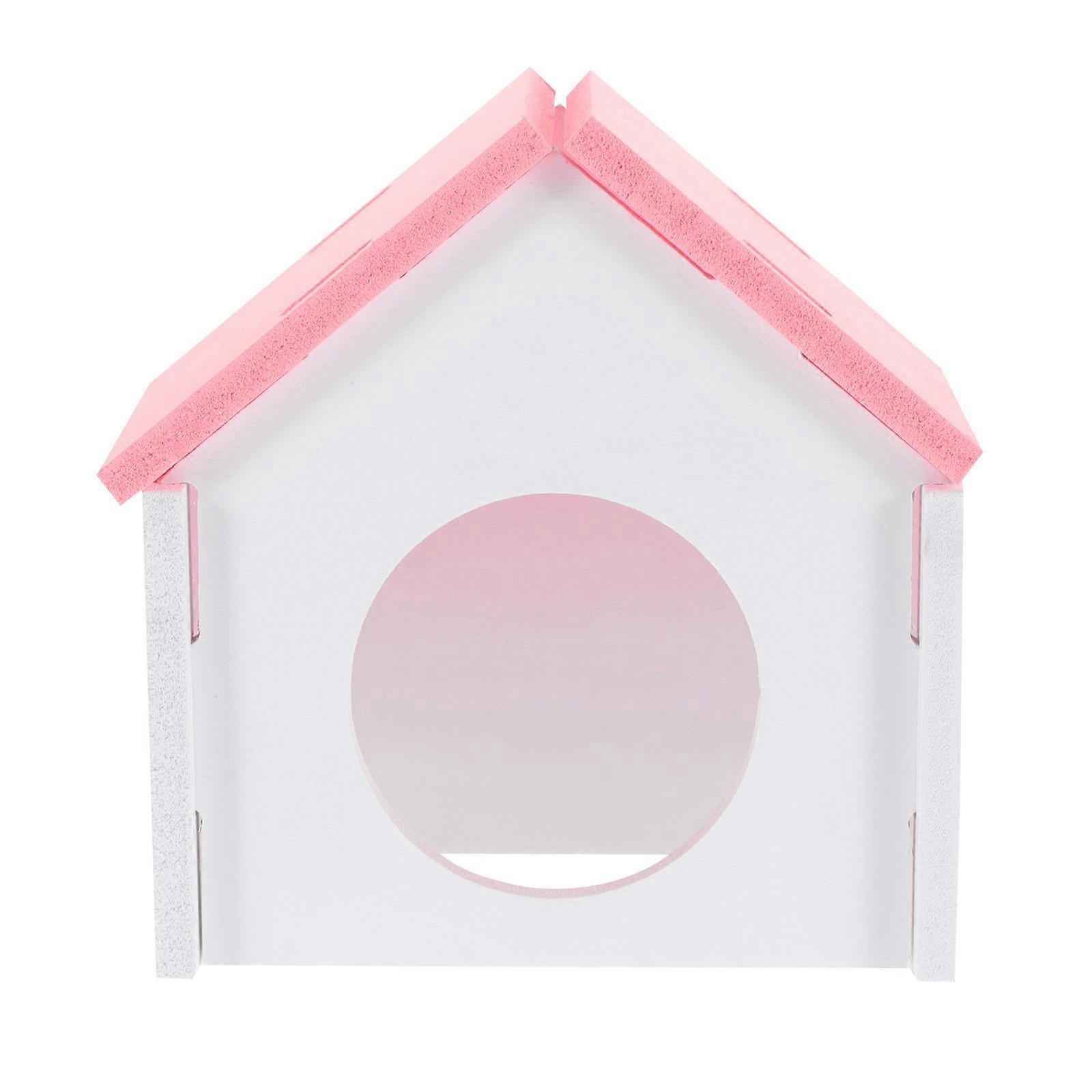 Hamster Hideout House Hamster House Pink Hideaway Chinchillas 1Pack