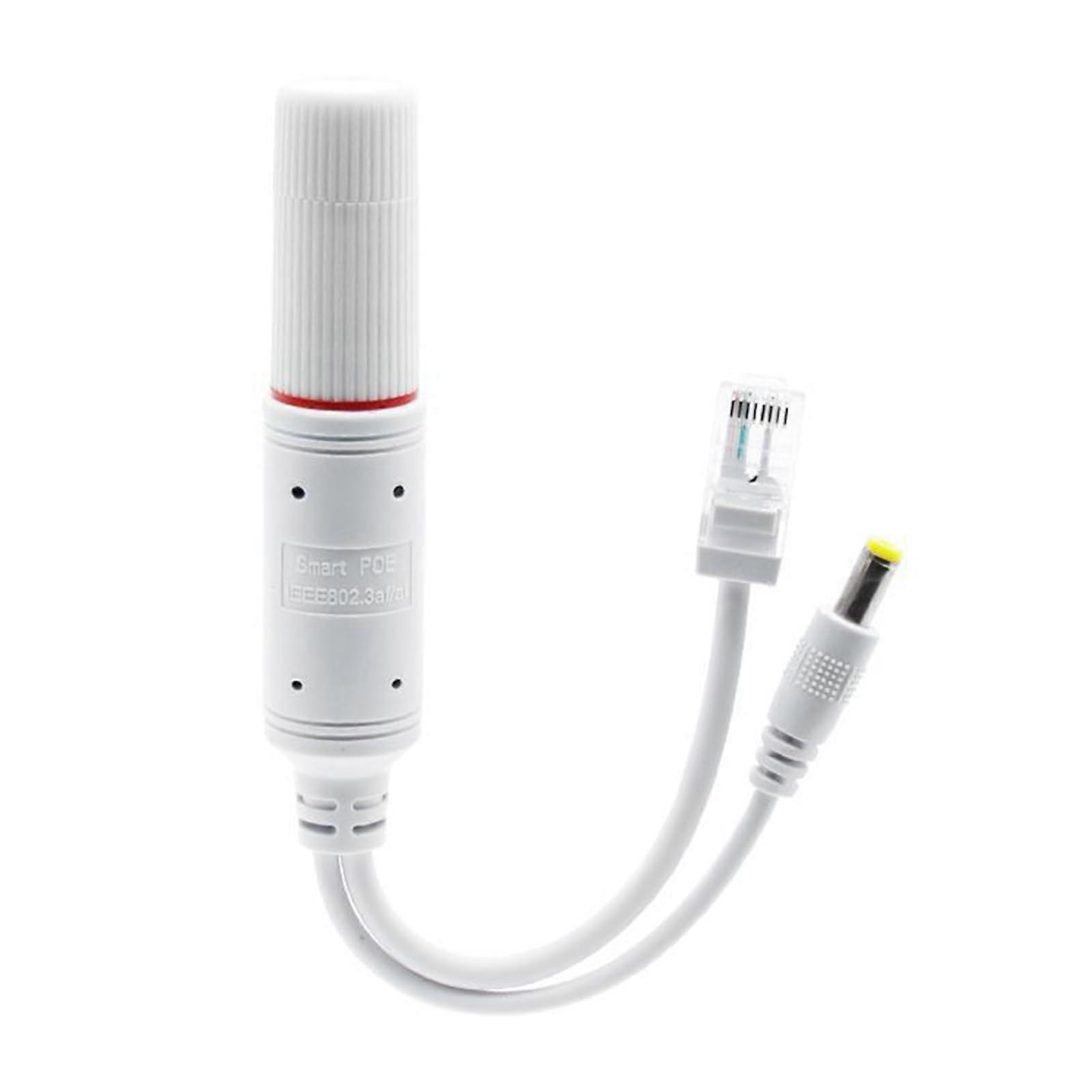 efficiency 48V to 12V Power Over Ethernet converter with video and network adapter cable for network devices Ref: 5881