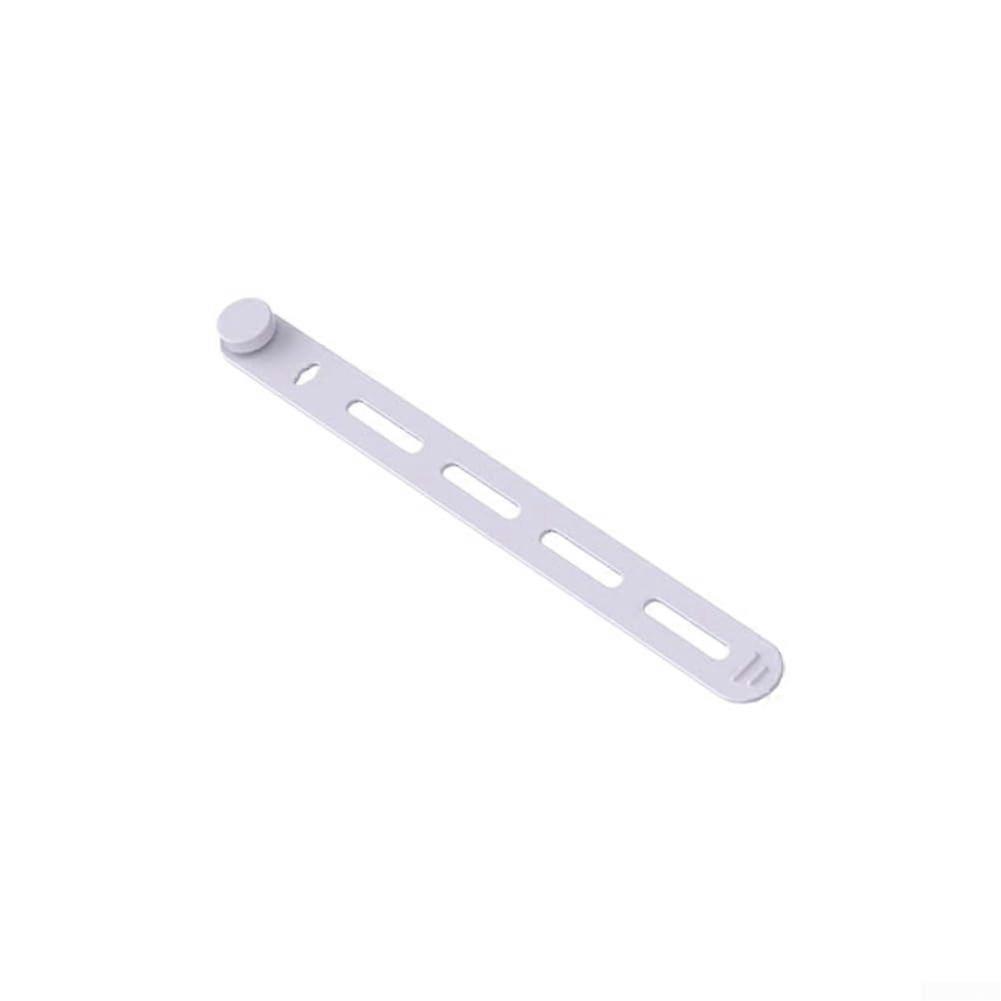 Silicone cable ties, 20 pieces, for efficient storage of data and audio cables, strong design, violet.