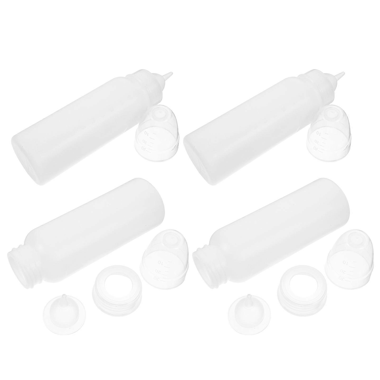 4pcs Animal Milk Feeding Bottles for Small Livestock, Portable Nursing Bottles for Calves and Lambs, Easy to Use for Convenient Feeding