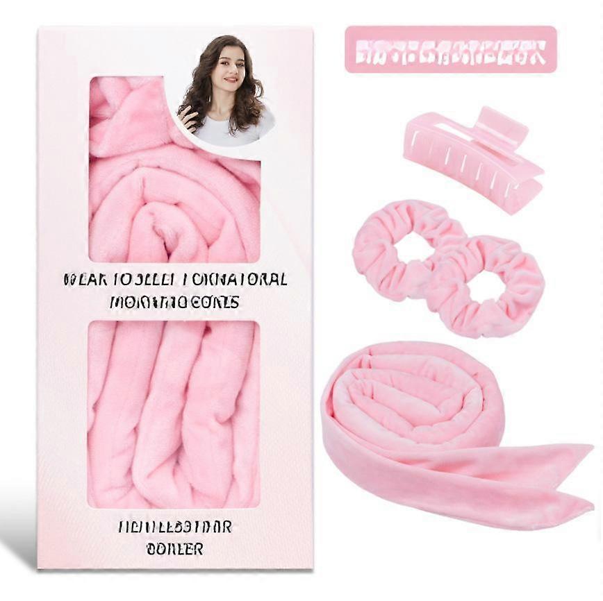 Butterfly knot no heat curling wand lazy hair styling tool sleep overnight perm