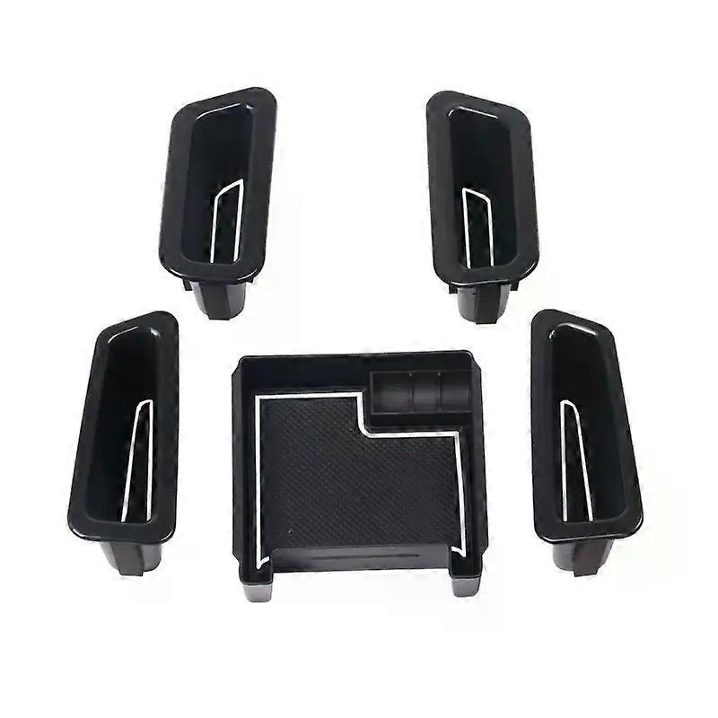 Car Styling Fit For Volvo s60 v60 xc60 storage box door handle Armrest box beige/black Front door+back door Finishing box 2010-2017
