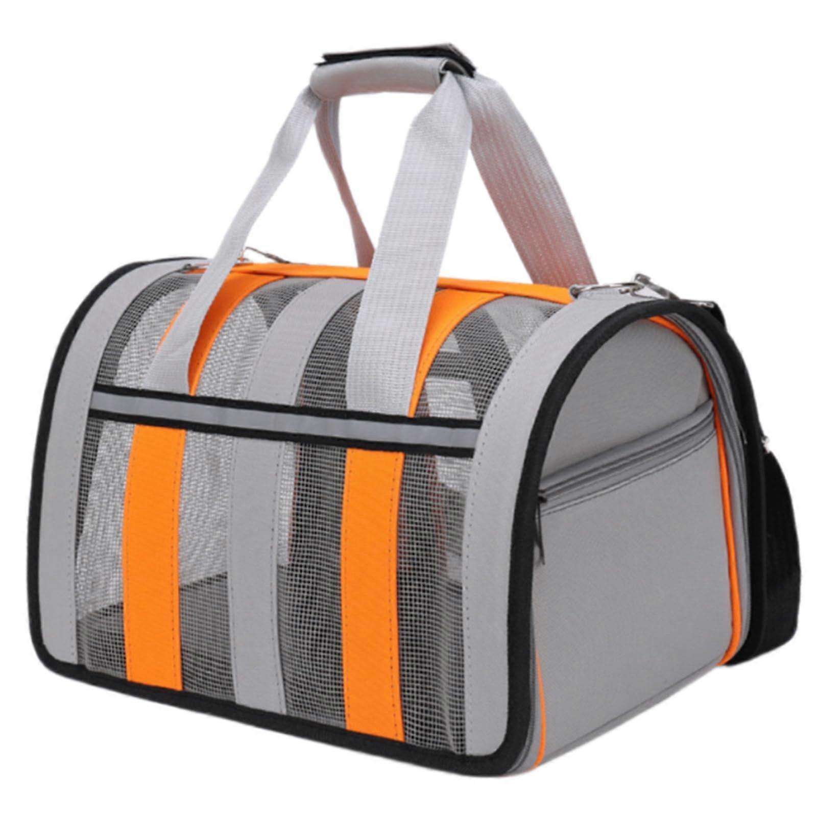 Pet Carrier Bag for Cats, Soft and Spacious Design, Breathable Fabric, Adjustable Straps, Ideal for Travel and Sightseeing