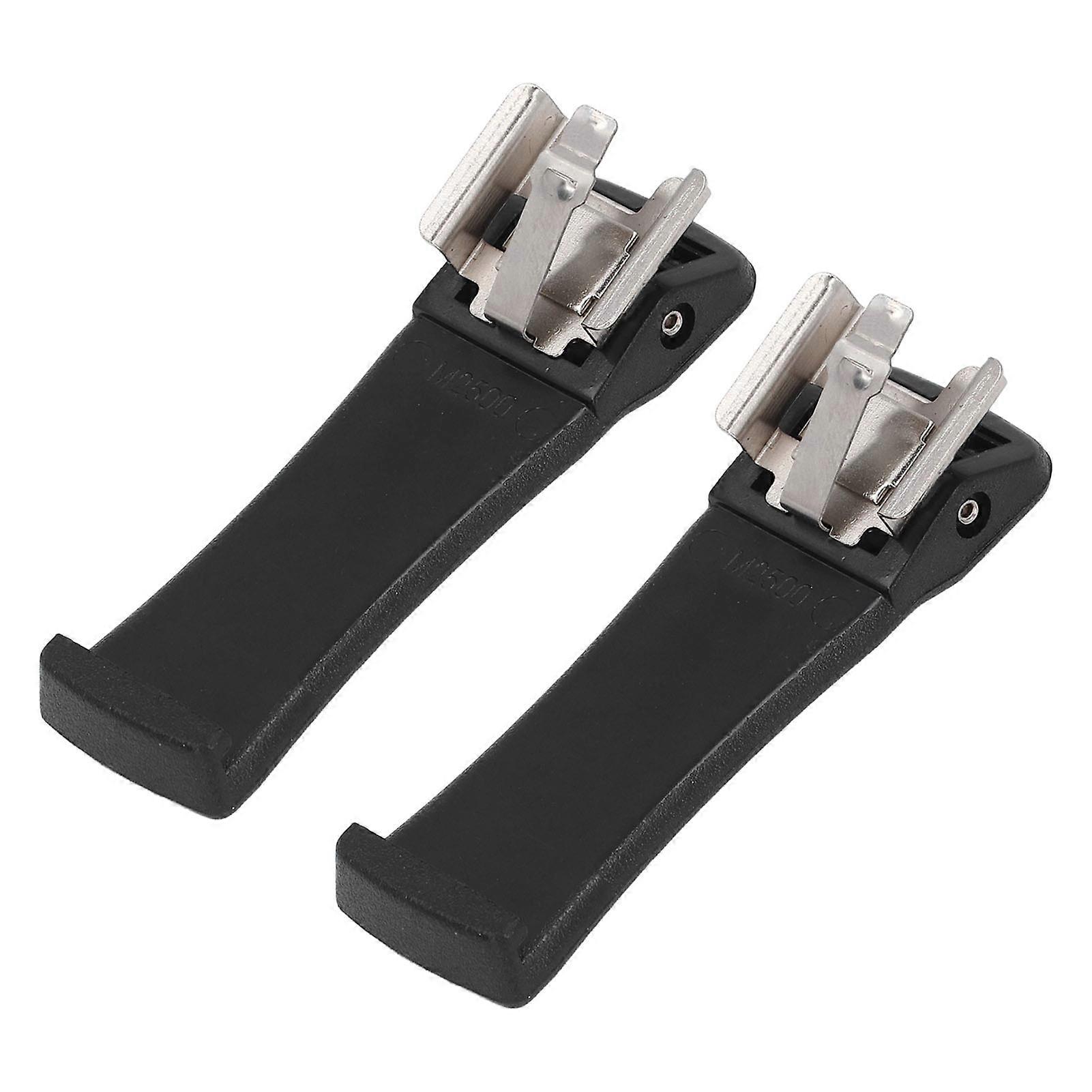 Durable Plastic Radio Belt Clip for QUANSHENG K100 KT268 - Secure 2 Way Radio Clamp 2pcs