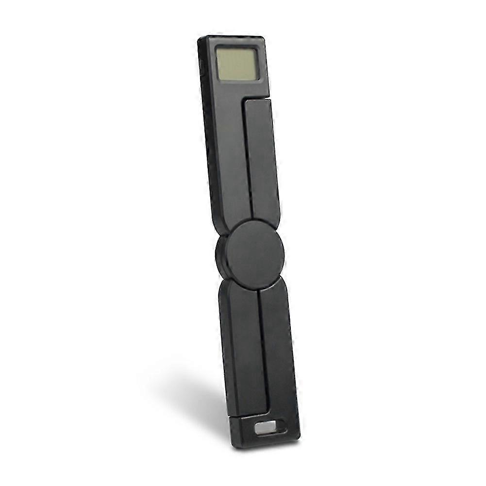 Portable Mini Folding Digital Food Weighing Scale in Black - Compact Kitchen Scale for Accurate Measurements & Easy Storage
