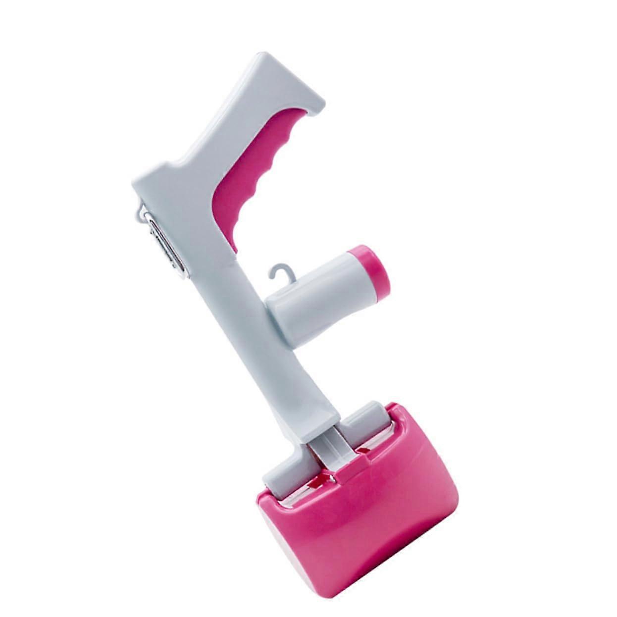 Dog Poop Scoop with Long Handle for Outdoor Pet Waste Cleanup, Durable Plastic Tool for Grass and Rugged Surfaces