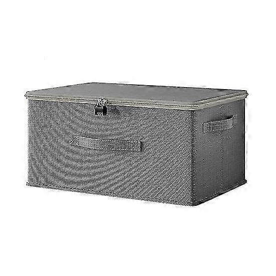 Large Capacity Lockable Organizer Toy Storage Box with Zipper Handle - Perfect for Kids' Room & Playroom Storage Solutions