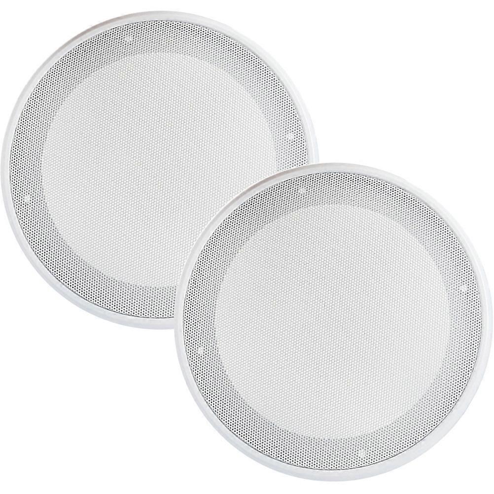 White Car Speaker Mesh Cover Audio Accessories for Refitting Subwoofer in Car Small and Compact Size