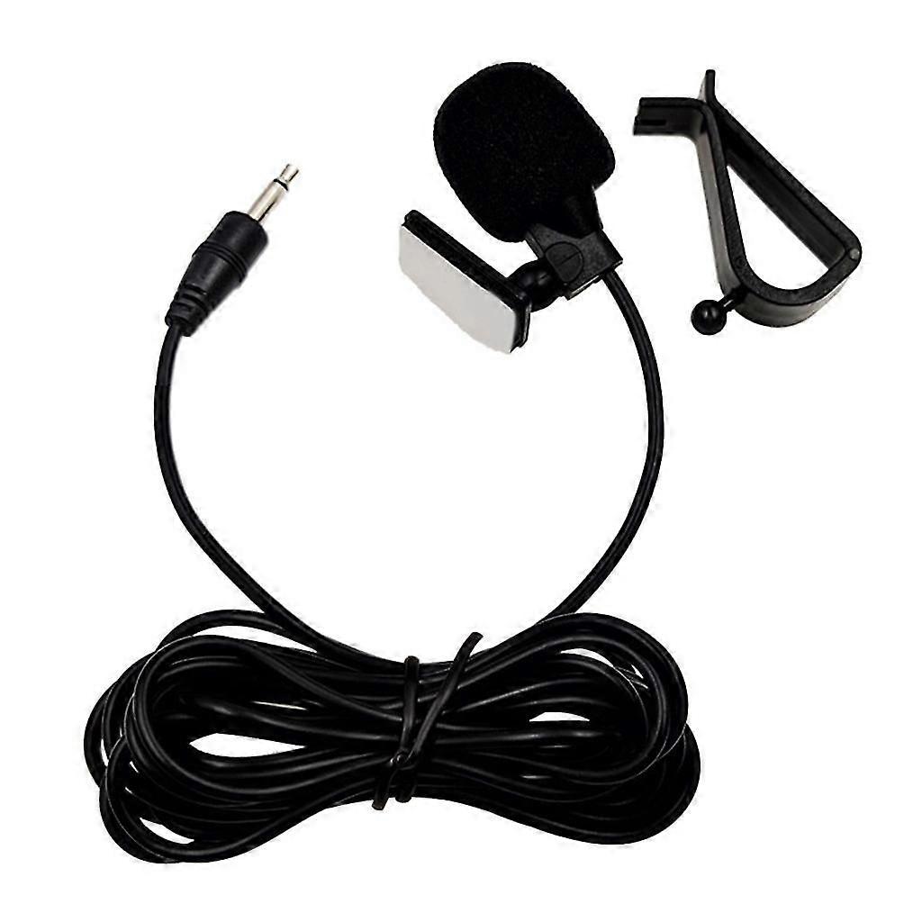 3.5mm Jack Plug Mic Stereo/mono Mini Wired External Car Audio Microphone 3m