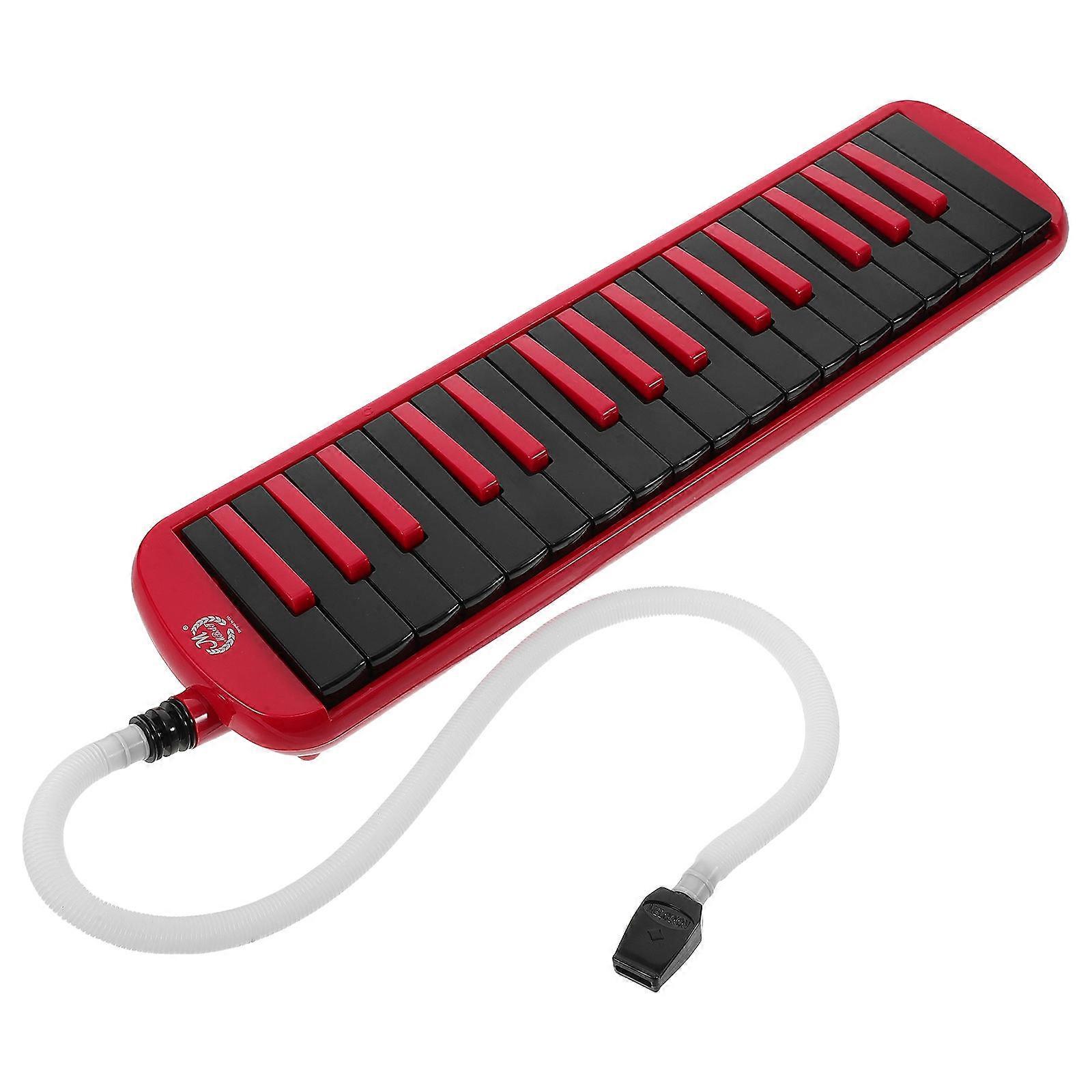 32 Key Melodica Air Piano Keyboard Musical Instrument with Mouthpiece Tube Sets and Carrying Bag for Beginners and Adults