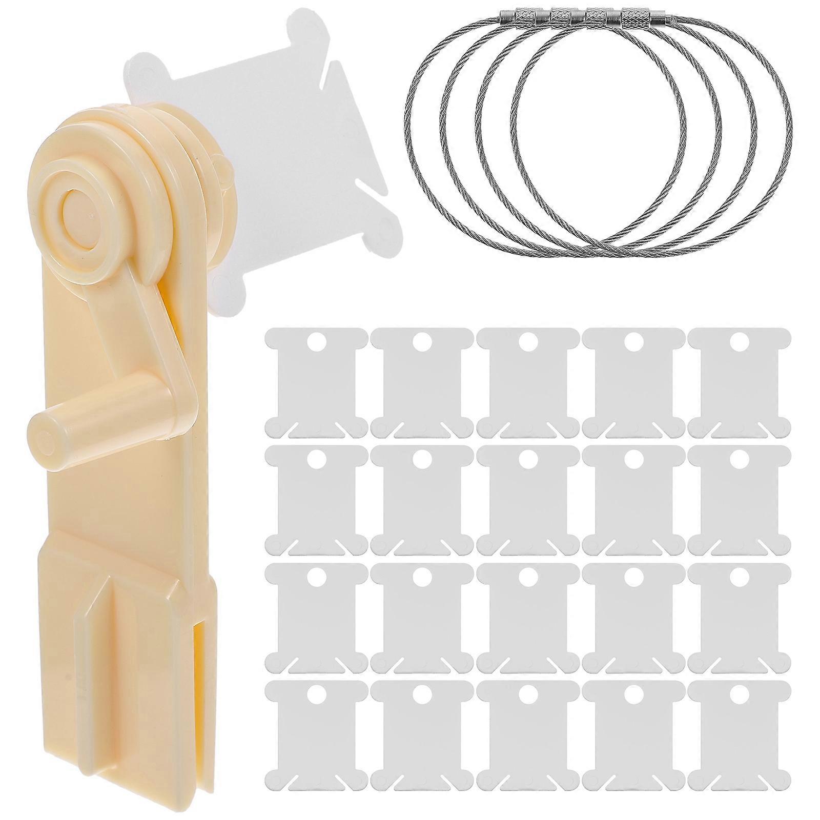 Embroidery Thread Storage Set Prevent Messy Threads Knitting Supplies 4X3.5cm 1 Set