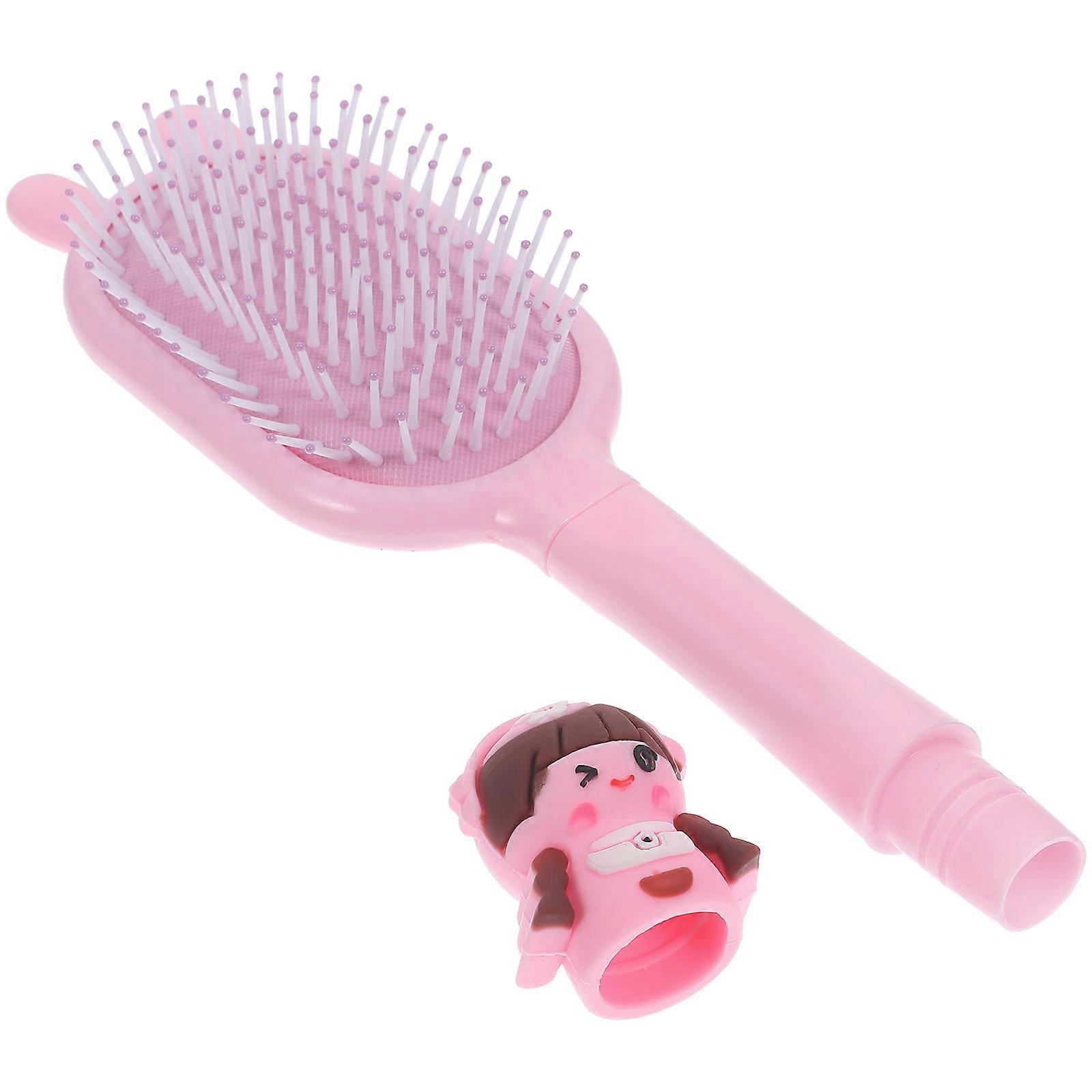 Pink Hair Brush Secret Safe Container for Hiding Money Keys Jewels at Home ABS Sturdy Lightweight Small Size