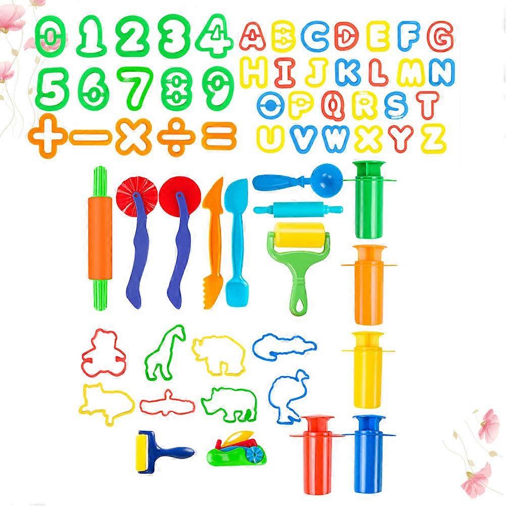 Plasticine Mold Toys DIY Set for Kids Playing Made of ABS Durable Safe Assorted Color