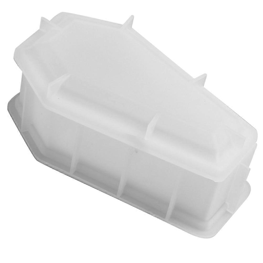 Coffin Box Mold for DIY Crystal Epoxy Projects Made of Durable Silicone Ideal for Halloween Decor Transparent