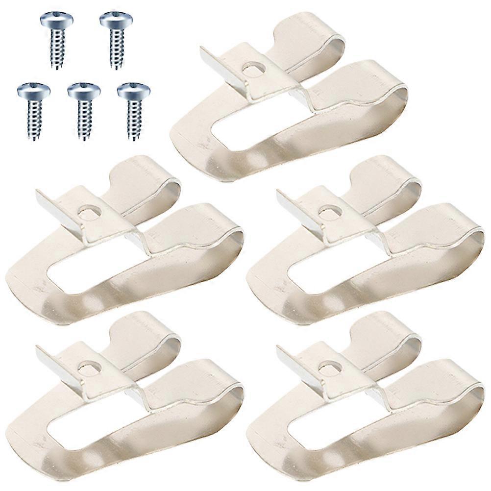 Steel Clip Tool Belt Attachment Hook Shape DIY Projects 4.5X3.3CM 5 Sets